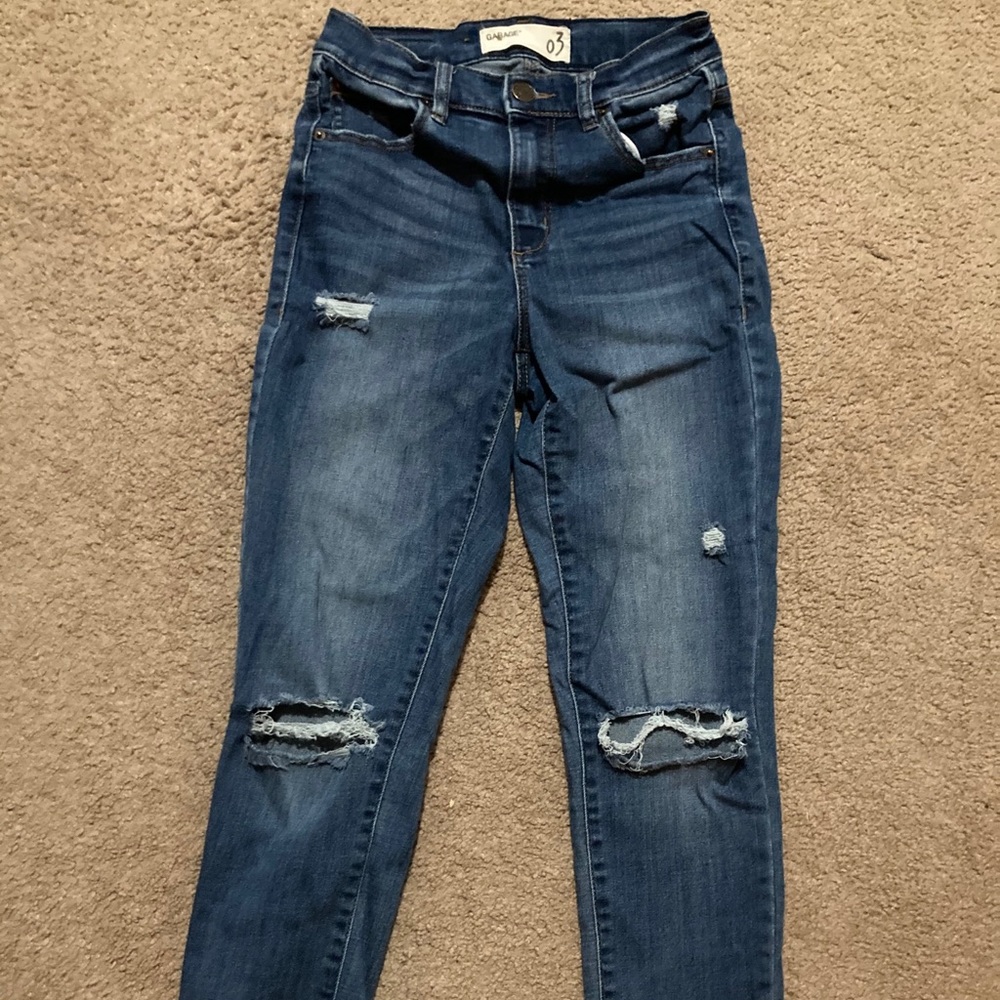 Garage medium rinse skinny jeans size 3